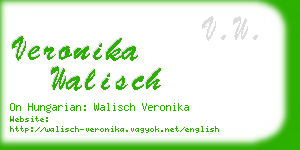 veronika walisch business card